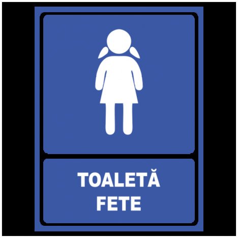 Semne pentru toaleta fete